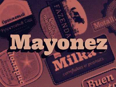 Mayonez branding design graphic design typography