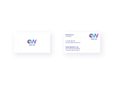 Educational Institution Logo and Business card concept branding business card design logo