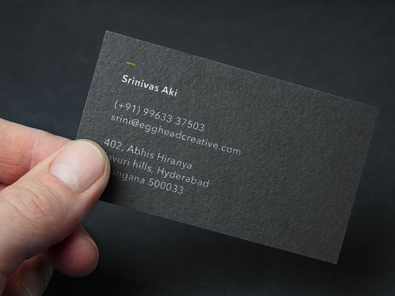 Business Card Design Concept by Vineel Chandra on Dribbble