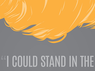 Trump 2016 - "I could stand..." illustration political trump vector