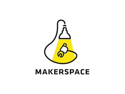 Makerspace brand branding corporate identity logo maker