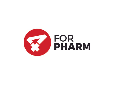 For Pharm brand corporate identity logo