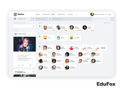 EduFox UI brand corporate identity design education edufox ui