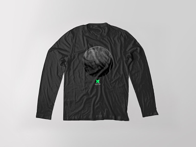 Moonscape t-shirts brand corporate identity logo moon t-shirt design