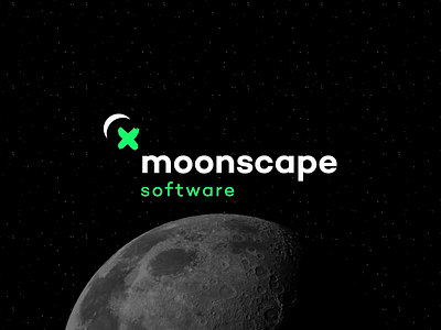 Moonscape Loop Concept brand concept corporate identity logo moon