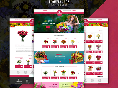 FLOWERY SHOP Cs cart 4.13.3