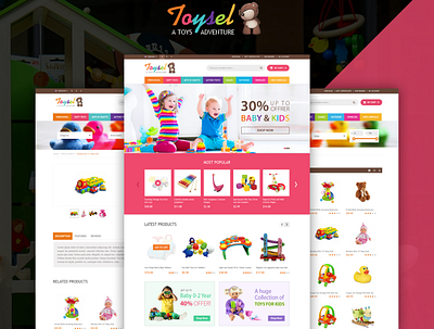 Toysel cs cart template bugtreat cs cart cs cart templates cs cart themes cs cart webtemplates cscart design ecommerce ui webdesign