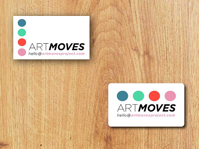 Art Moves business cards business card