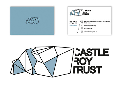 [Unused] Castle Roy Trust business card design graphic logo design