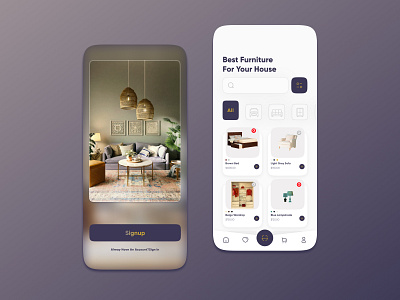 selling home furniture. design ui ux