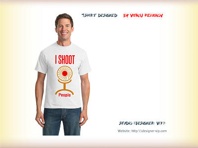 T-shirt "I Shoot People" Designed By Vitalij Reznikov