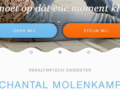 Chantal Molenkamp Homepage Header Buttons