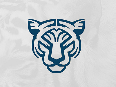 Tiger animal cat face icon jungle lion logo tiger