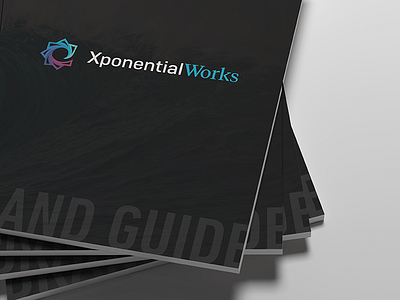 Xponential Works Brand Guide brand brand book brand guide brandbook print