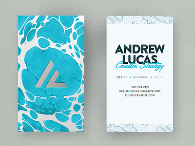 Lucas Creative Cards business cards