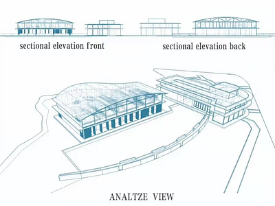 museum design 3d architecture vector