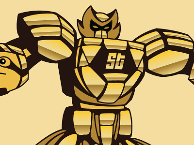 Social Tron Bling Bling bling gold robot shiny transformer