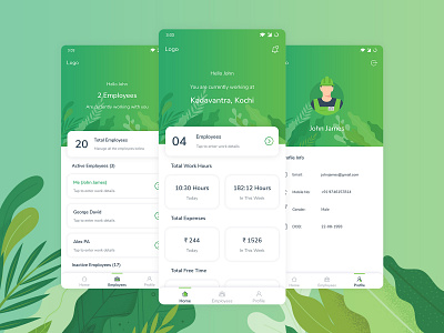 Grass Cutting Labour App android app android app design app design app ui debut grass grass cutting labour app