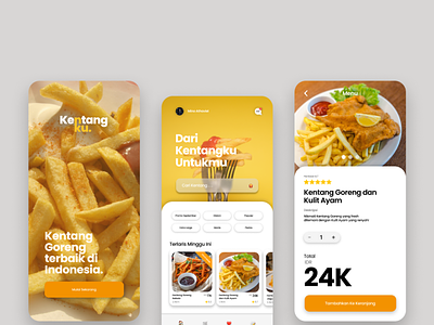 Kentangku - A French Fries Company Mobile App