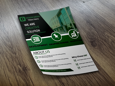 Business Flyer Design branding business flyer design flyer graphic design logo print