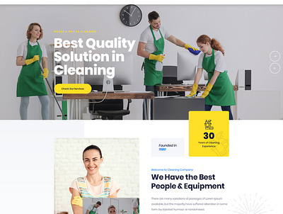 Anna lees Cleaning service branding design user friendly webdesign