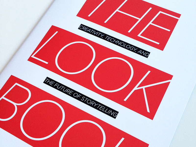 The Lookbook booklet cover red book swag event collateral print