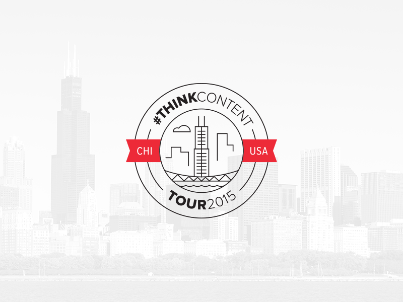 #ThinkContent Tour Seals chicago city event identity logo london san francisco seal skyline