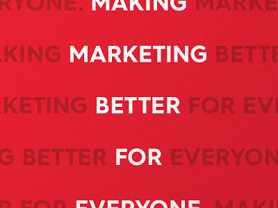 Identity brand caps font marketing red tagline type