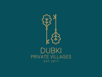Dubki Hotel Logo branding hotel key keys logo montenegro oak resort russia tree villa