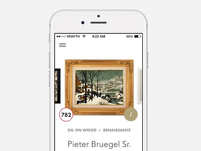 Virtual Gallery iOS / User Interface