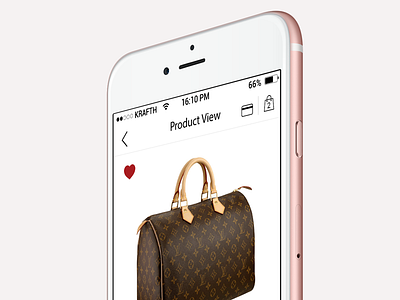 Portable Fashion Closet UI / Product View #2 closet fashion flat interface ios minimalistic portable user