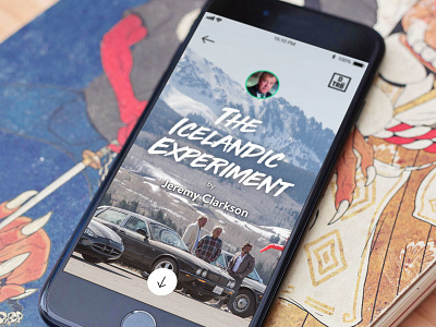 Drive Tribe App - Article Preview - iOS Concept concept drive drive tribe gear ios iphone jeremy clarkson top top gear tribe