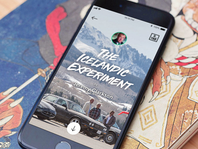 Drive Tribe App - Article Preview - iOS Concept