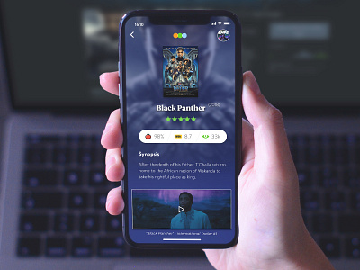 Letterboxd - App Concept ios letterboxd movie movies screen ui