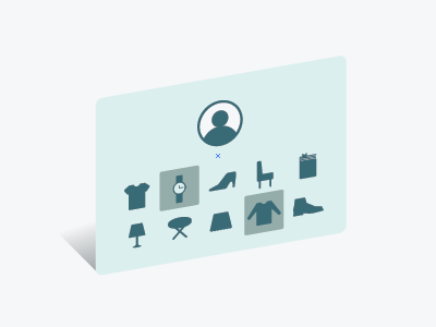 Instructional illustration onboarding