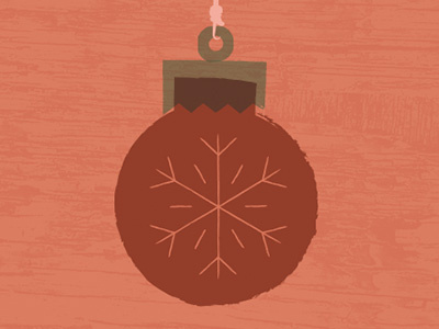 Smallknot Holiday Card drawing holiday illustration snowflake