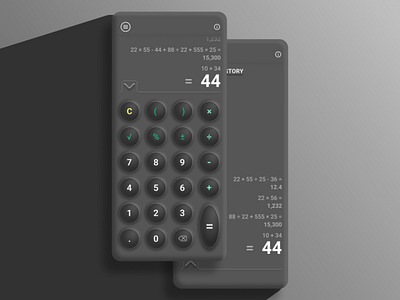 Calculator UI app design ui ux