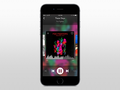 Daily UI - Day 9 Music Player