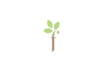 Barefoot green growing icon logo nature