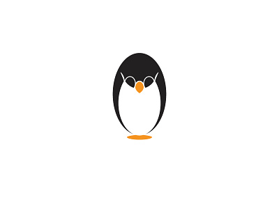 Oval Penguin icon logo ovals penguin