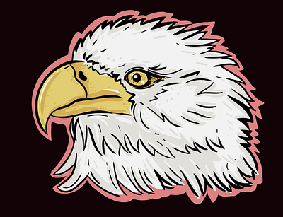 eagle head animalia background branding digital arts digital image graphic design identity illustration logo logo designer vector