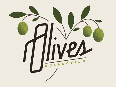 Olives logo food gourmet olives packaging