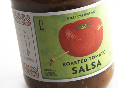 Roasted Tomato Salsa food gourmet packaging salsa williams sonoma