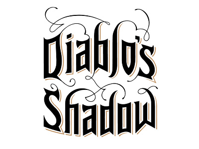 Diablo's Shadow devil identity logo packaging spirits