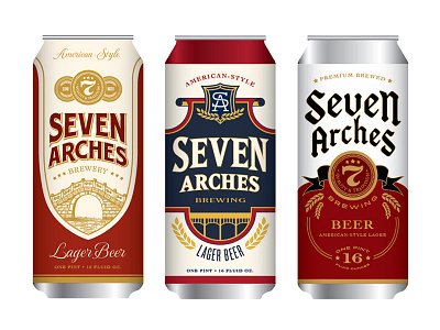 Seven Arches Brewing beer brewery hester packaging pavement