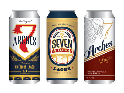 Seven Arches Brewing beer brewery hester packaging pavement