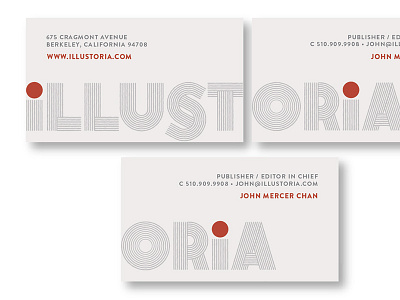 Illustoria Identity business card hester identity illustoria logo pavement