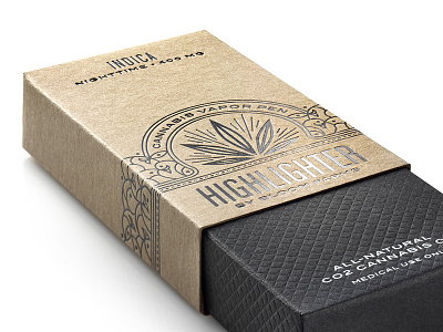 Highlighter Packaging Detail bloom farms highlighter marijuana packaging pavement pavementsf vapor pen