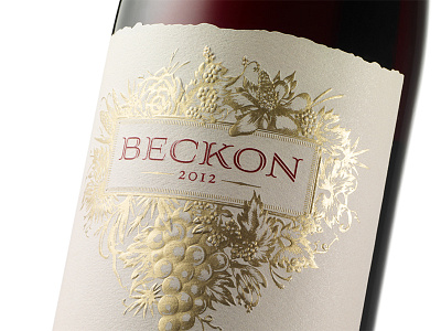 Beckon Wine beckon fetzer hester packaging pavement pavementsf wine wine label