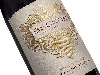 Beckon by Fetzer Vineyards beckon fetzer hester packaging pavement pavementsf wine wine label